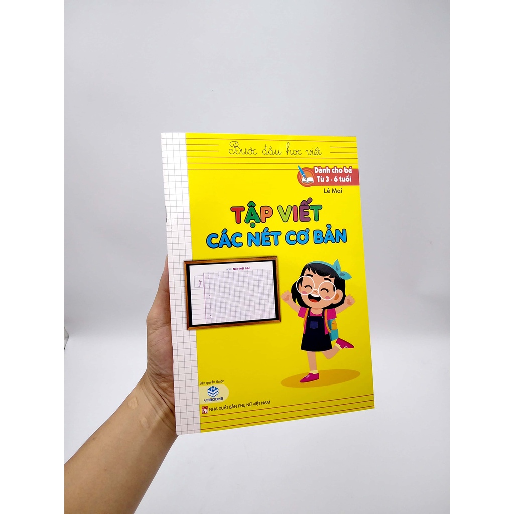 Sách Bước Đầu Học Viết - Tập Viết Các Nét Cơ Bản