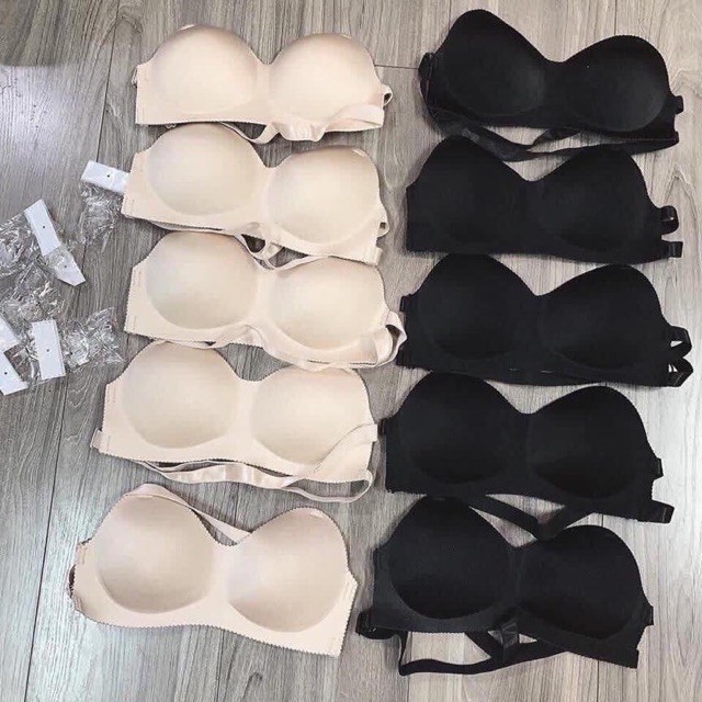 Áo lót bra đúc quai chéo LYMIA quây ngực tặng kèm dây quai trong 811