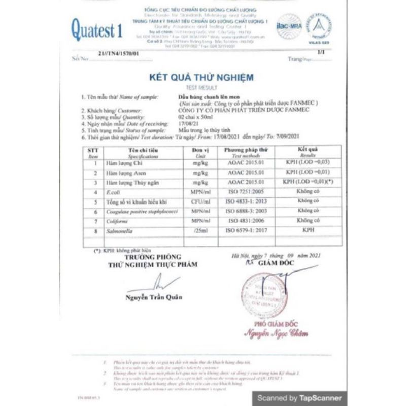 Dầu Húng Chanh Gold Lên Men - Mẫu mới nhất, chính hãng