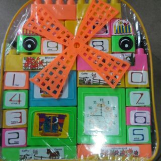 Ba lô xếp hinh cho be