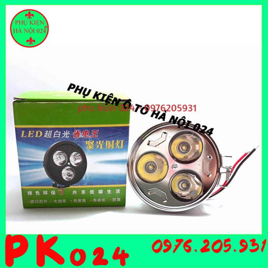 Bộ 2 Bóng LED Trợ Sáng 3 Mắt  RunLai 12-80VDC