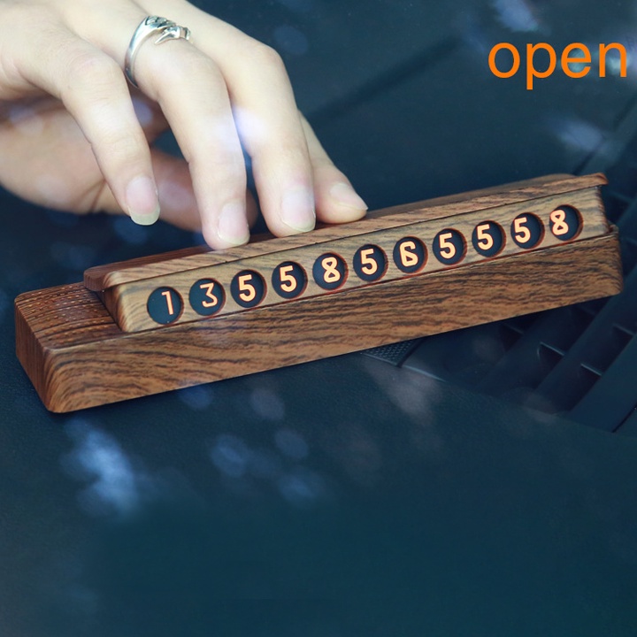 Thẻ Ghi Số Điện Thoại Oto - Thẻ Đỗ Xe Thông Minh