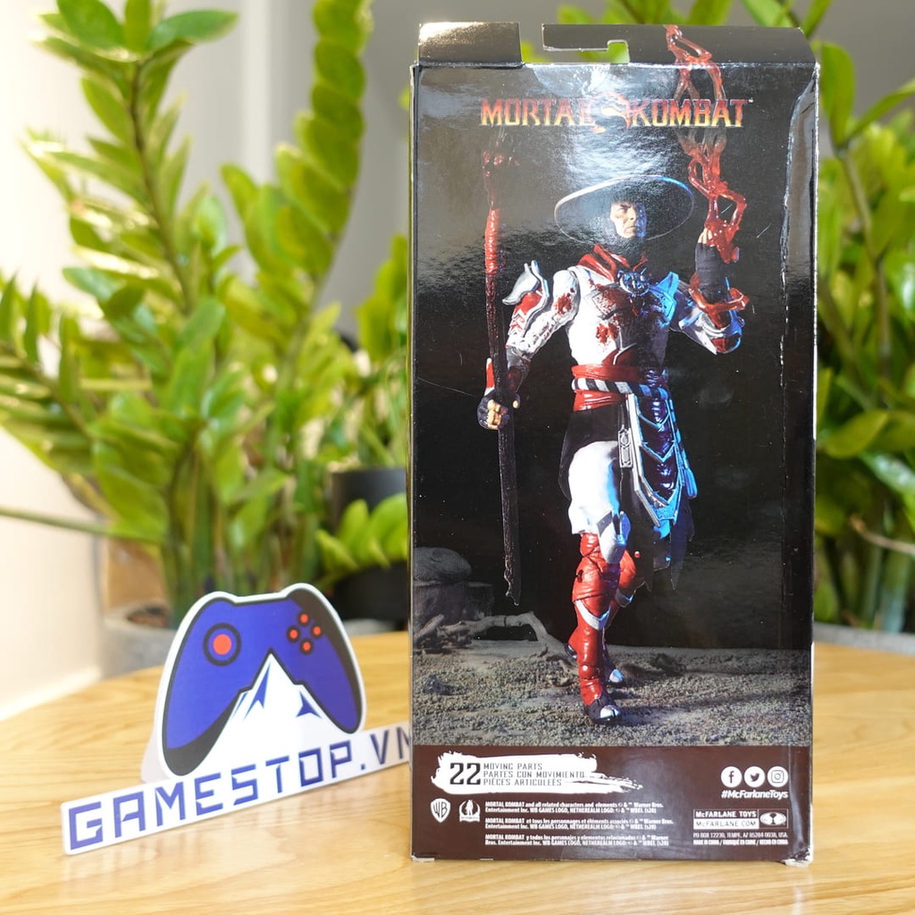 Mô hình Mortal Kombat Raiden 18cm White Hot Fury McFarlane Mô hình có khớp Nhựa PVC CHÍNH HÃNG MỸ MKMF08