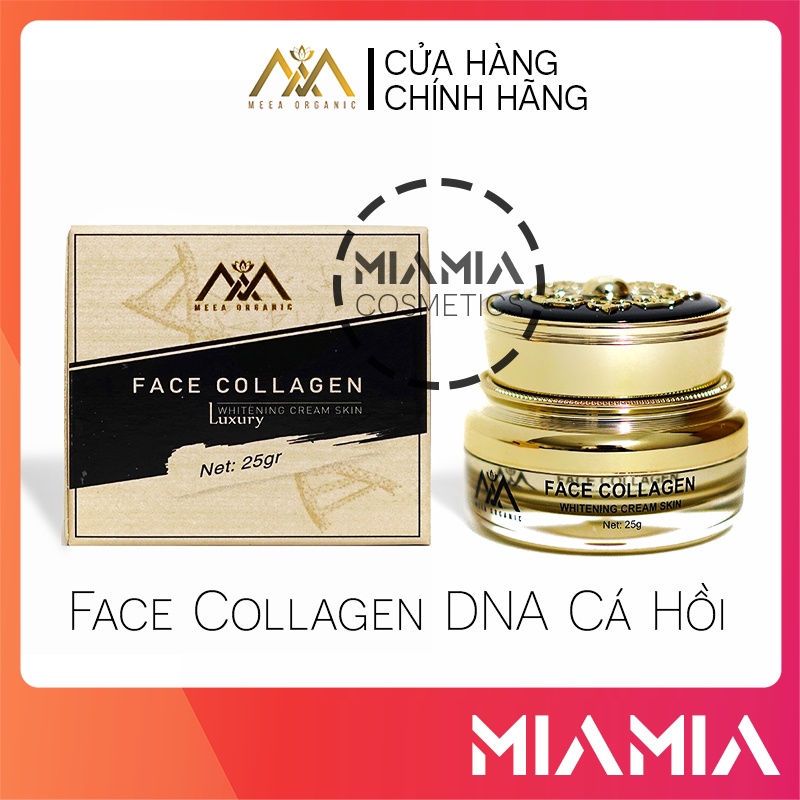 Kem Face Cá Hồi DNA Collagen Luxury dưỡng trắng da mềm mịn, chống lão hóa chính hãng MeeA Organic