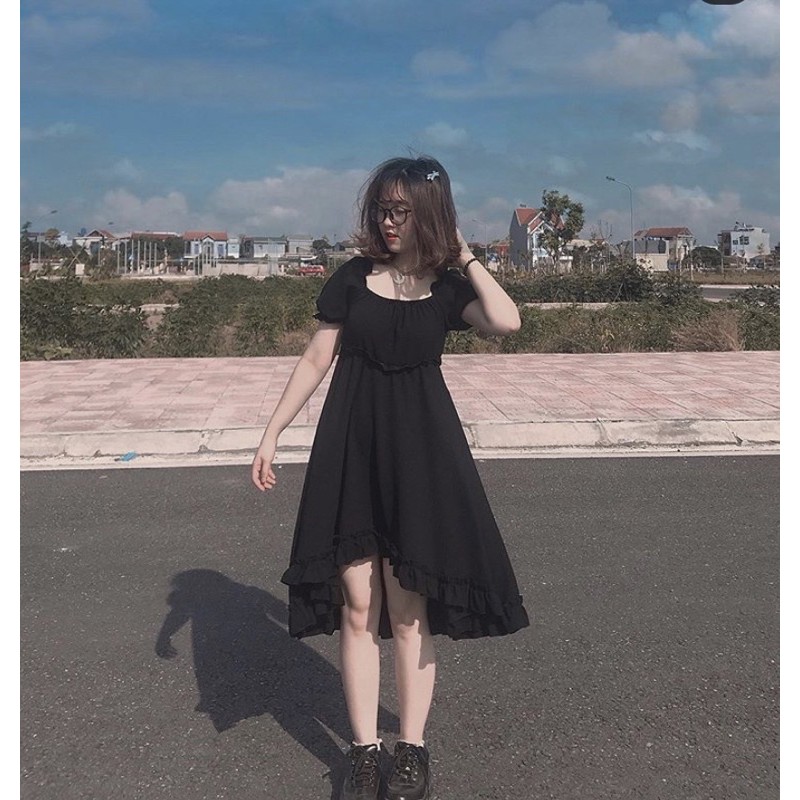 VÁY ĐI CHƠI - LIZZY DRESS - VÁY COTTON HỚT TRƯỚC - V0058 | BigBuy360 - bigbuy360.vn