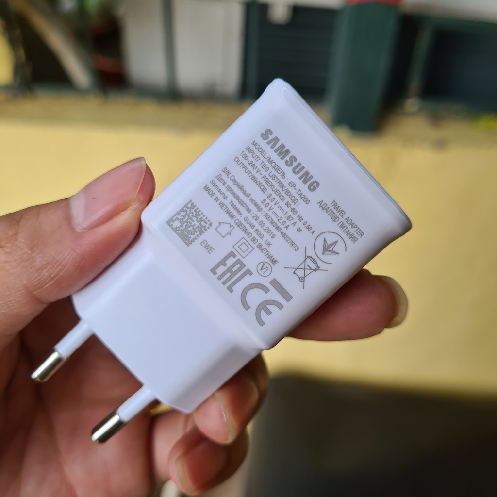 Bộ sạc nhanh 15W SAMSUNG S10, NOTE 8, NOTE 9 chính hãng
