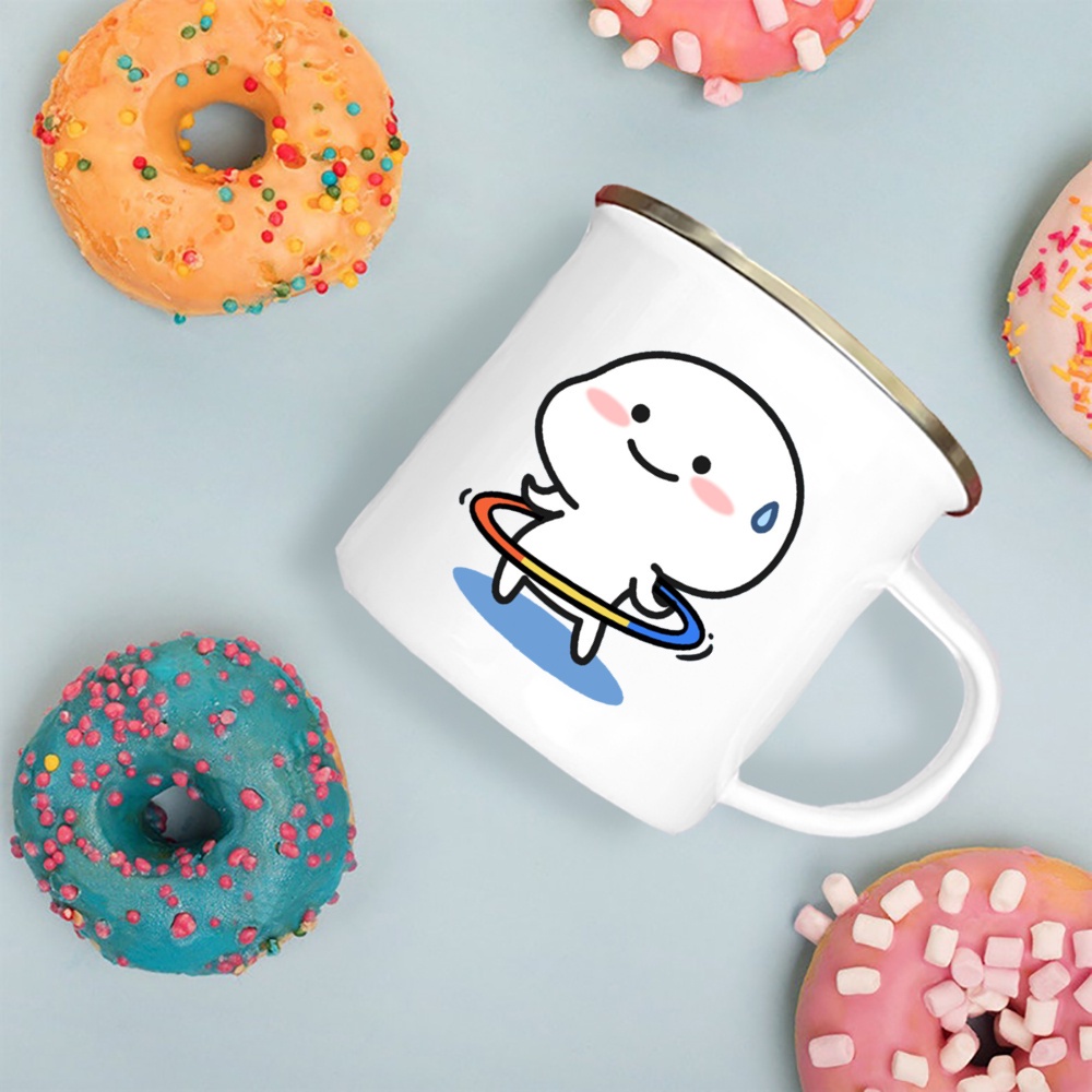 Dễ Thương Cốc Uống Cà Phê Họa Tiết Hoạt Hình quby Đáng Yêu