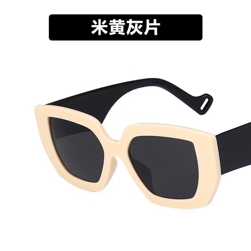 (KIQI-FASHION) COD Kính Mát Gọng Vuông Lớn Chống Tia Uv400 Thời Trang Cho Nam Và Nữ