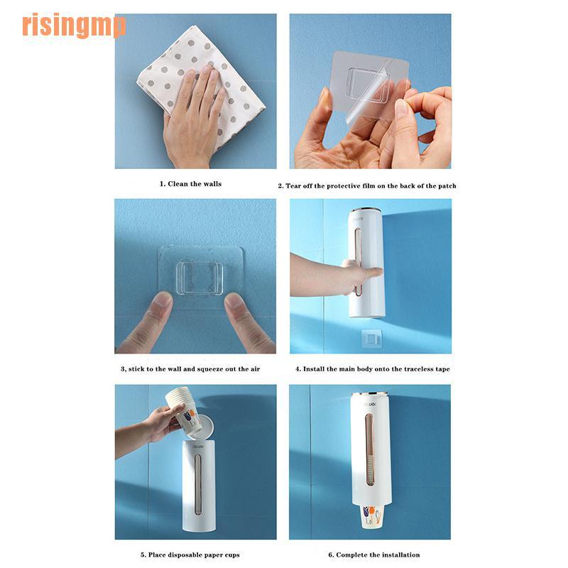 Cốc Giấy Gắn Tường Bằng Nhựa Tiện Dụng