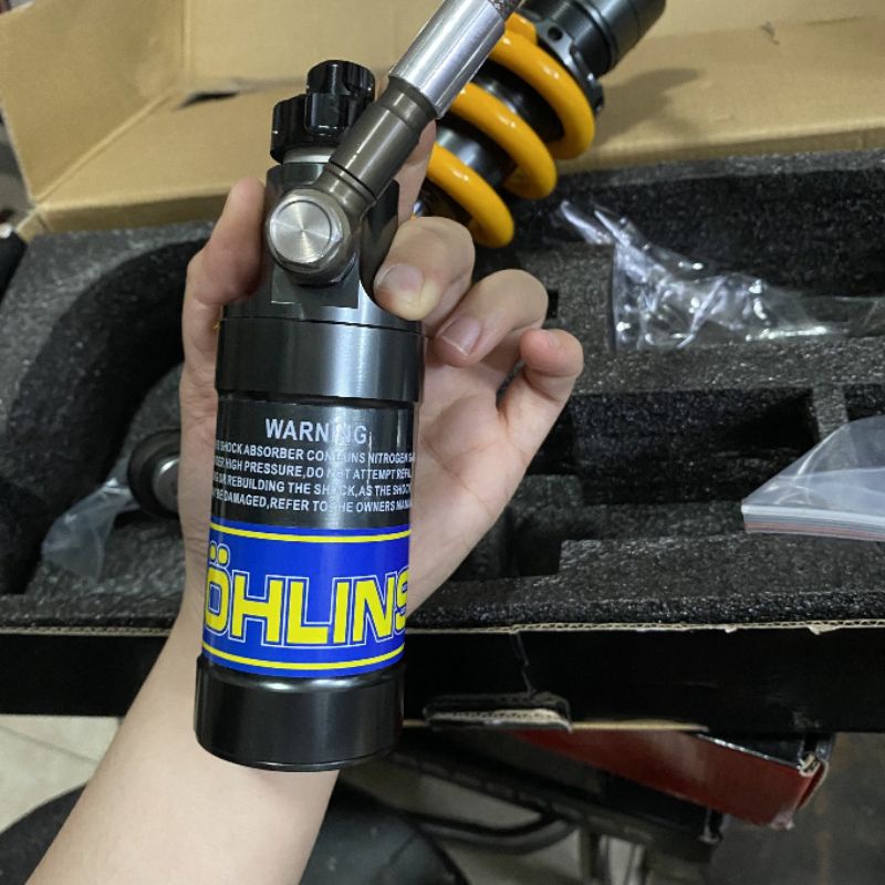 Phuộc bình dầu OHLINS Raider Satria xoay 360 độ....