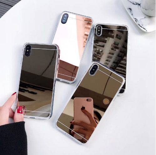 ốp OPPO TPU Soft Cover OPPO Reno 2 A12 Realme C3 5 5i 6i C2 A1K F11 Pro F9 Pro A5S A7 A12E A3S A5 ốp lưng Mirror Phone Case ốp điện thoạiOPPO Reno2 RealmeC3 Realme5 Realme5i Realme6i RealmeC2 F11Pro F9Pro