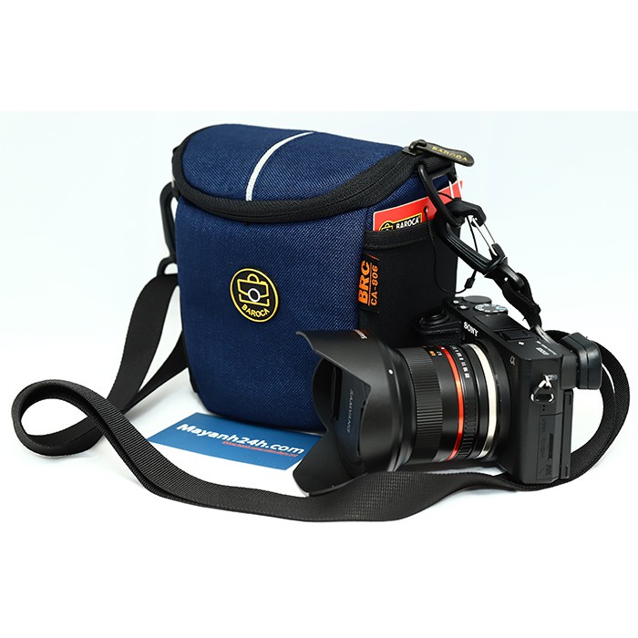 Túi máy ảnh mini (mirrorless) Baroca CA-806 - Nhỏ gọn, chống thấm (Blue)