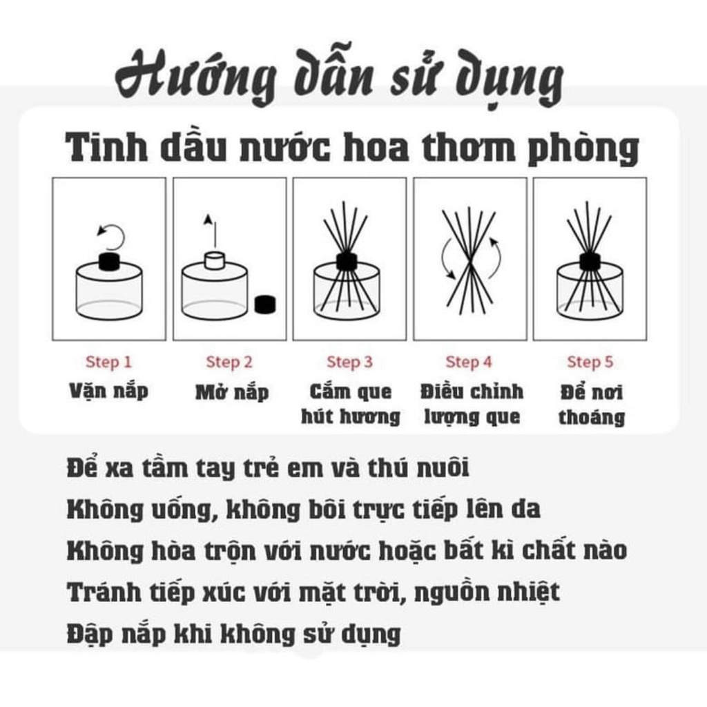 Lọ tinh dầu thơm phòng dung tích 50ml