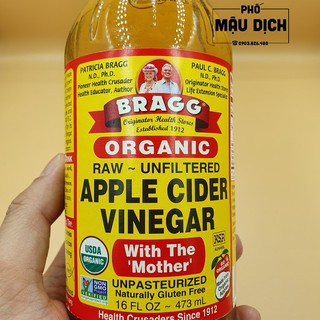 GIẤM TÁO HỮU CƠ BRAGG 473ml