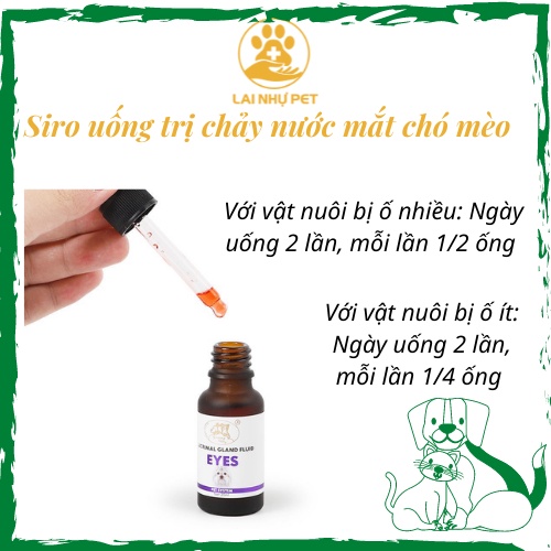 Siro uống chống chảy nước mắt ở chó mèo Lacrimal - Lai Nhự Pet