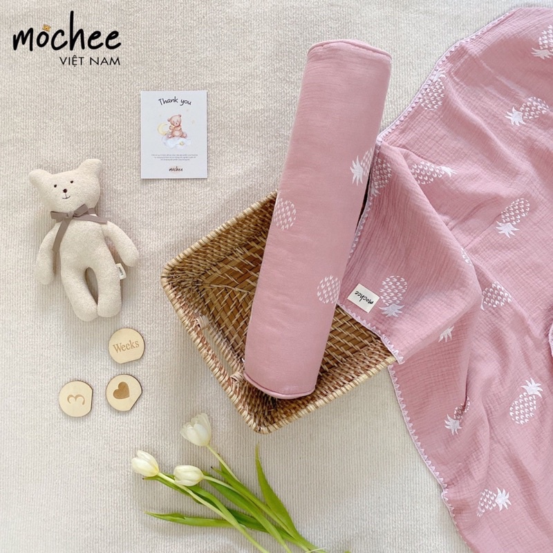 Mochee - Gối ôm Muslin cao cấp giúp bé ngủ ngon