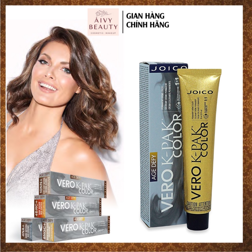 Natural Golden Series NG - Màu nhuộm phủ bạc thời trang JOICO Vero K-Pak Color Age Defy (Tông màu tự nhiên ánh kim )