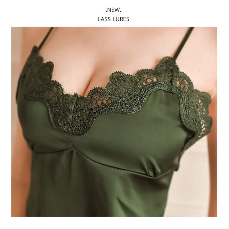 Set Đồ Ngủ Gồm Áo Hai Dây Và Quần Short Quyến Rũ Cho Nữ