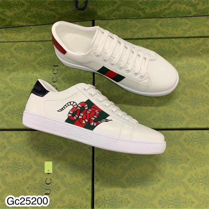 [ Full Box ] Giày Sneakers - Giày Gucci Rắn Thời Trang Nam