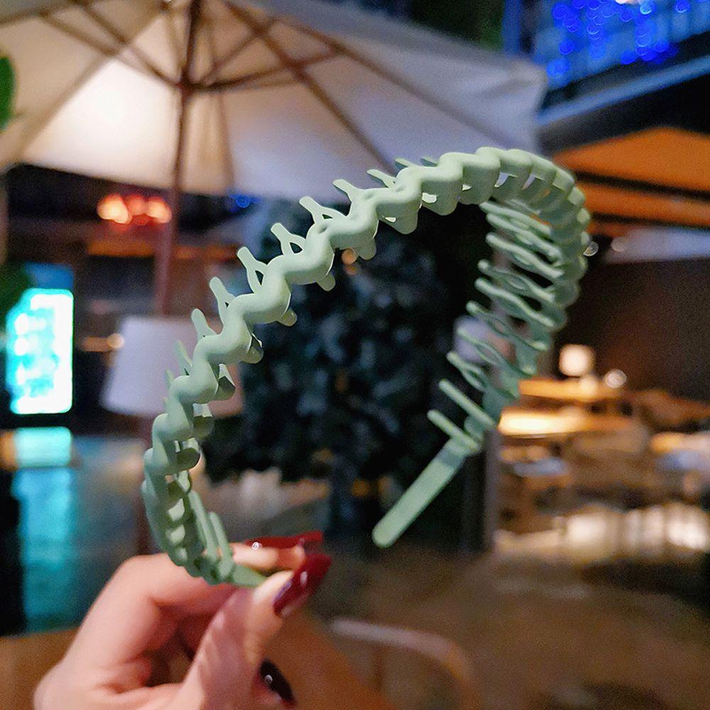 ANEMONE Băng Đô Cài Tóc Bằng Nhựa Màu Đất Thời Trang Cổ Điển Cho Bé Gái