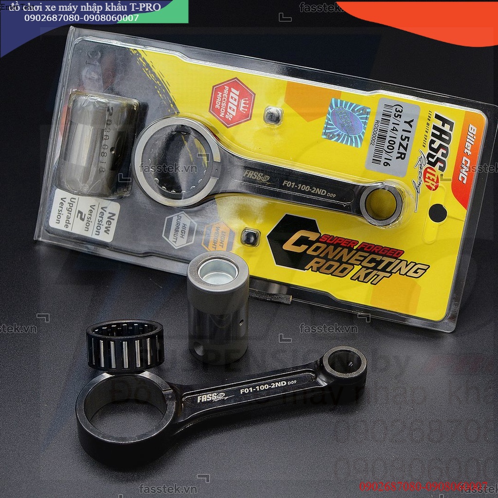 Tay dên Fasstek Racing CNC billet V2 cho Exciter 135 5S/150