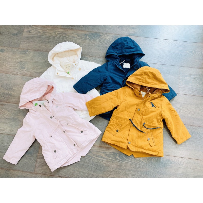 Áo parka BTBG lót lông C&amp;A xuất dư size 1y-4y