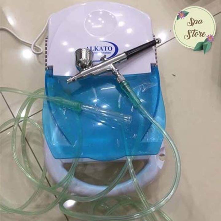 Máy Hút Mụn Kèm Súng Phun Sương TL 200T Chính Hãng ALKATO USA Cho Spa Cám Đầu Đen Êm Nhỏ Gọn Bảo Hành 12 Tháng Nhật Bản