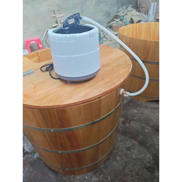 Bồn tắm xông hơi ⚡XẢ KHO⚡ bồn tắm đa năng,bồn tắm gỗ,bồn tắm xông hơi hình tròn