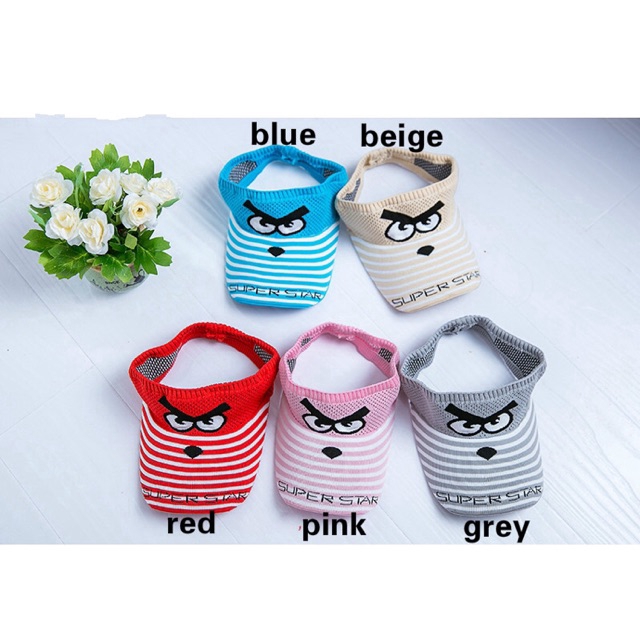 Cute children's knitted hat sunhat