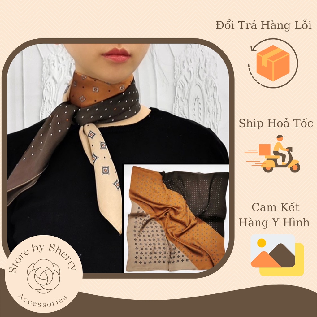 Khăn lụa Polyesyer