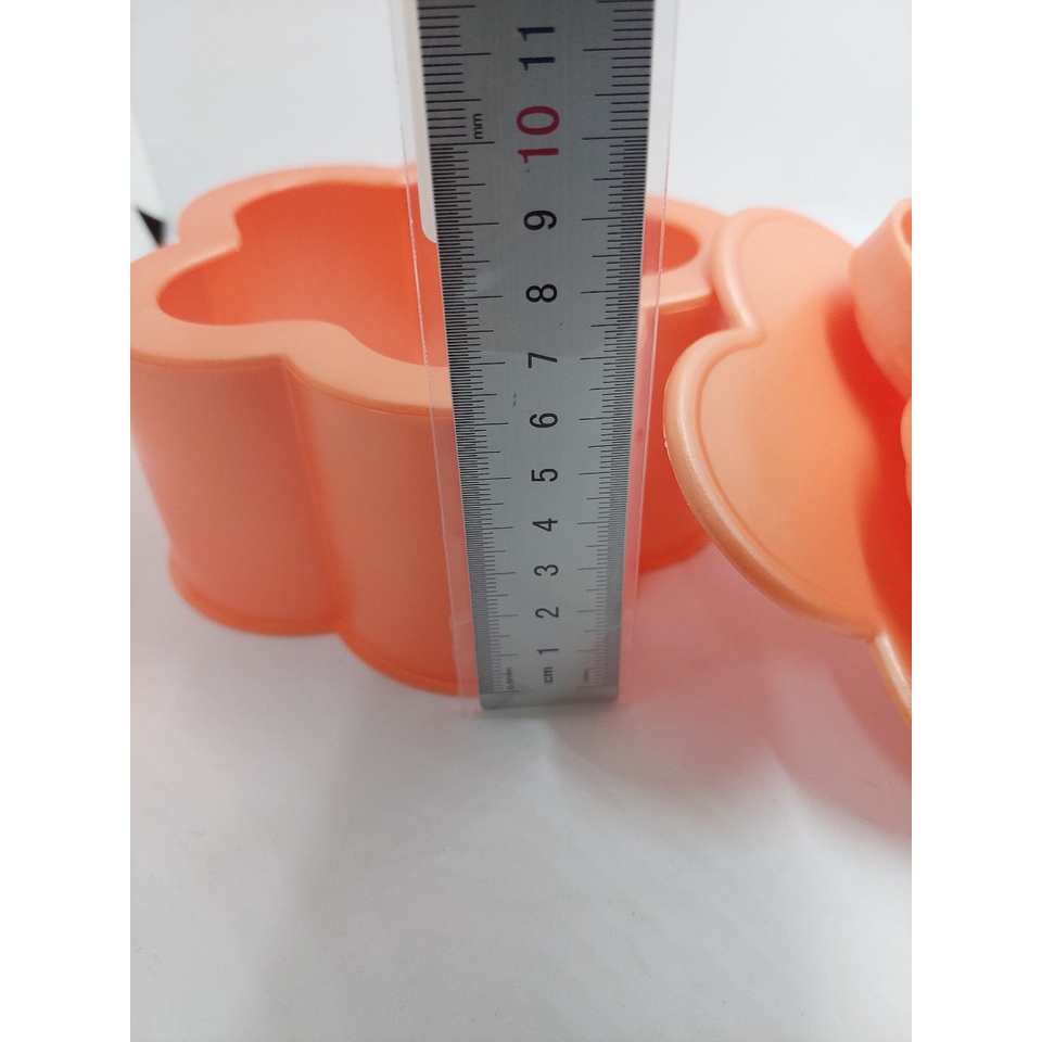 KHUÔN XÔI BÔNG MAI 13 CM HÌNH Hoa hồng & Sen Phước - Lộc - Thọ