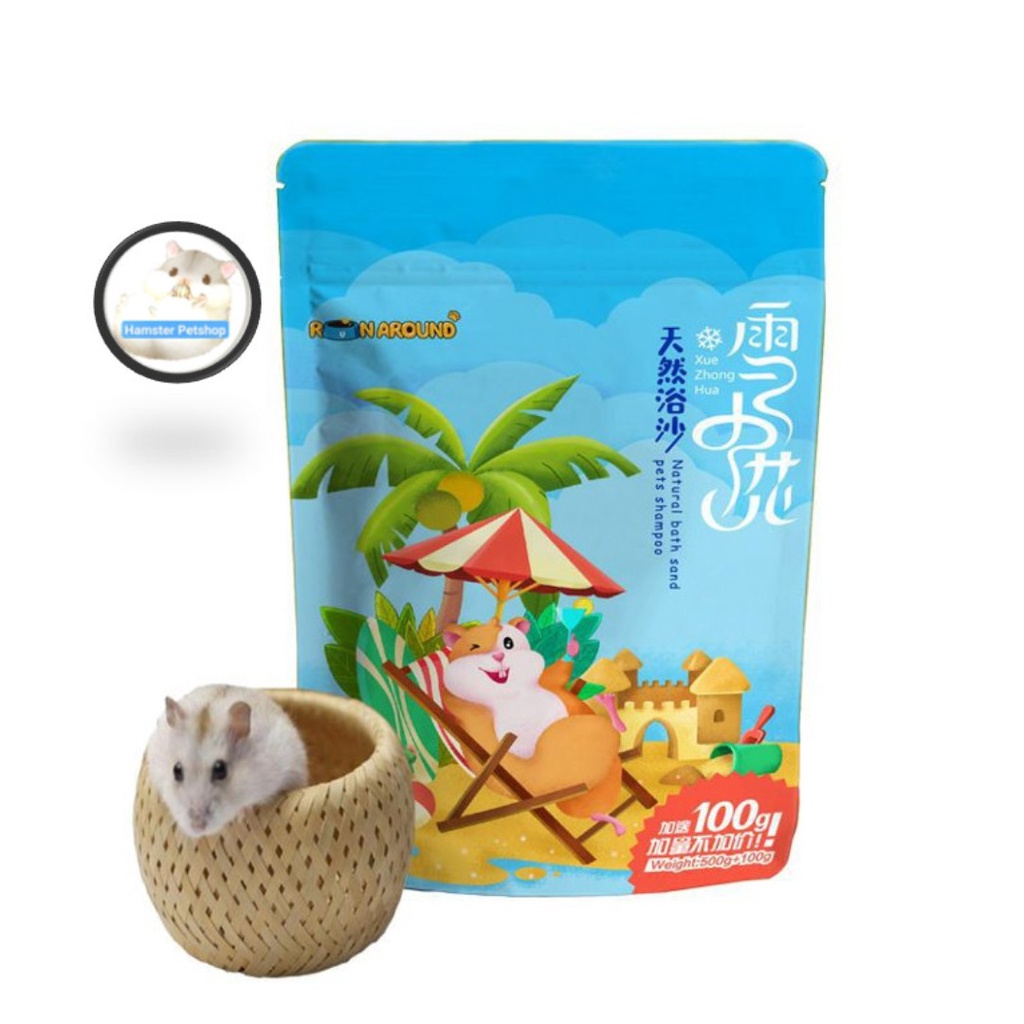 Cát tắm cao cấp Run around 600g cho hamster