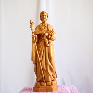 Thánh Giuse chống gậy. KT 15cm