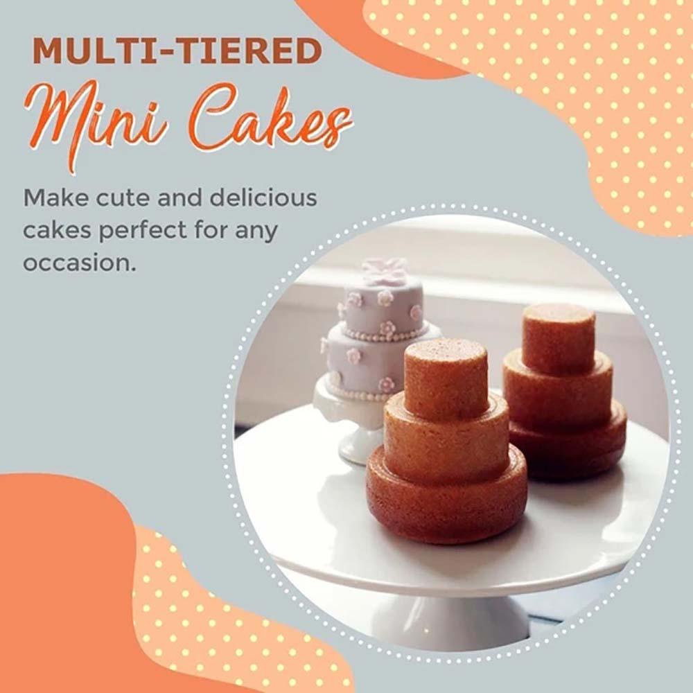 Khuôn Tròn Ba Tầng Làm Bánh Quy / Muffin