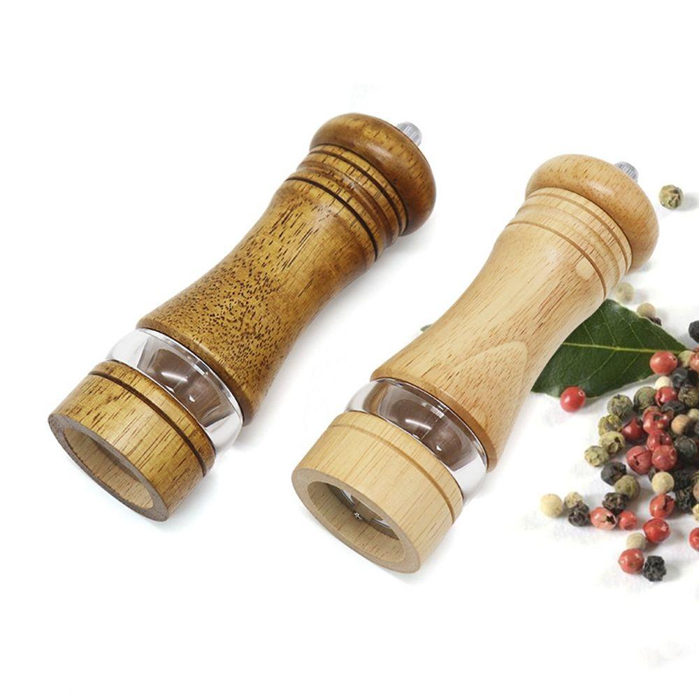 Lọ Xay Tiêu / Gia Vị Bằng Gỗ Tùy Chỉnh Tiện Dụng Cho Nhà Bếp