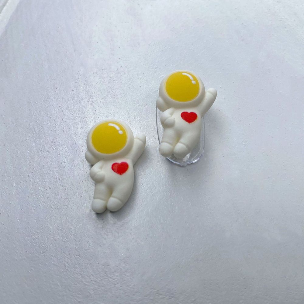 [Hàng mới về] Phụ kiện trang trí móng tay nghệ thuật hình phi hành gia hoạt hình sáng tạo diy