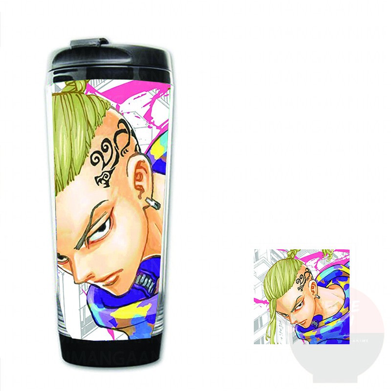 Bình nhựa đựng nước in hình nhân vật TOKYO REVENGERS KỊCH TRƯỜNG CỦA TAKEMICHI anime chibi
