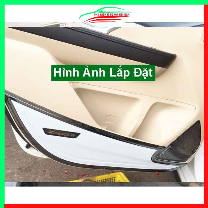 Bộ ốp màng loa Xpander 2018-2022 chuẩn theo xe vân Titan chống xước trang trí nội thất ô tô