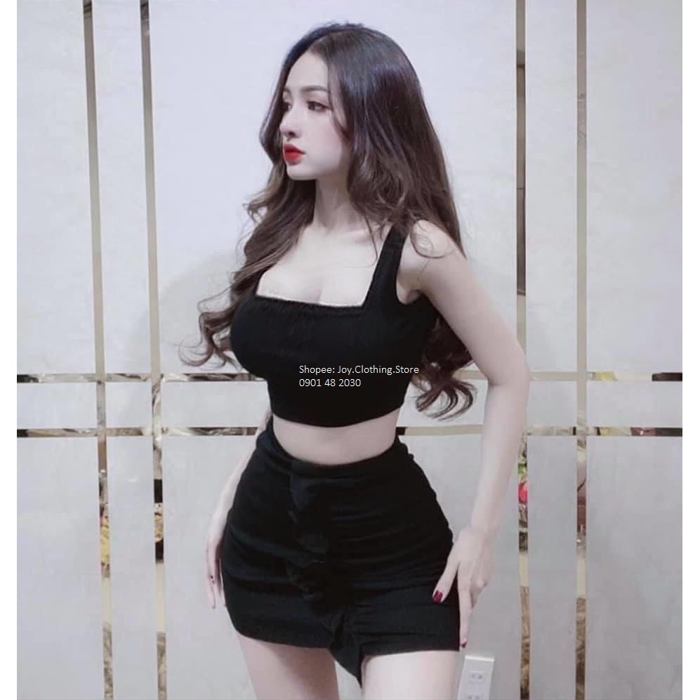 [HÌNH THẬT] ÁO HAI DÂY TRƠN BASIC, CROPTOP NGẮN NỮ ÔM BODY HOT GIRL ULZZANG HÀN QUỐC SWAG CHẤT 74