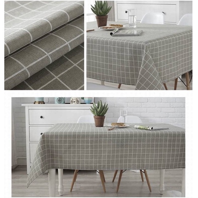 Khăn caro  trải bàn chống thấm/ phông nền decor chụp hình