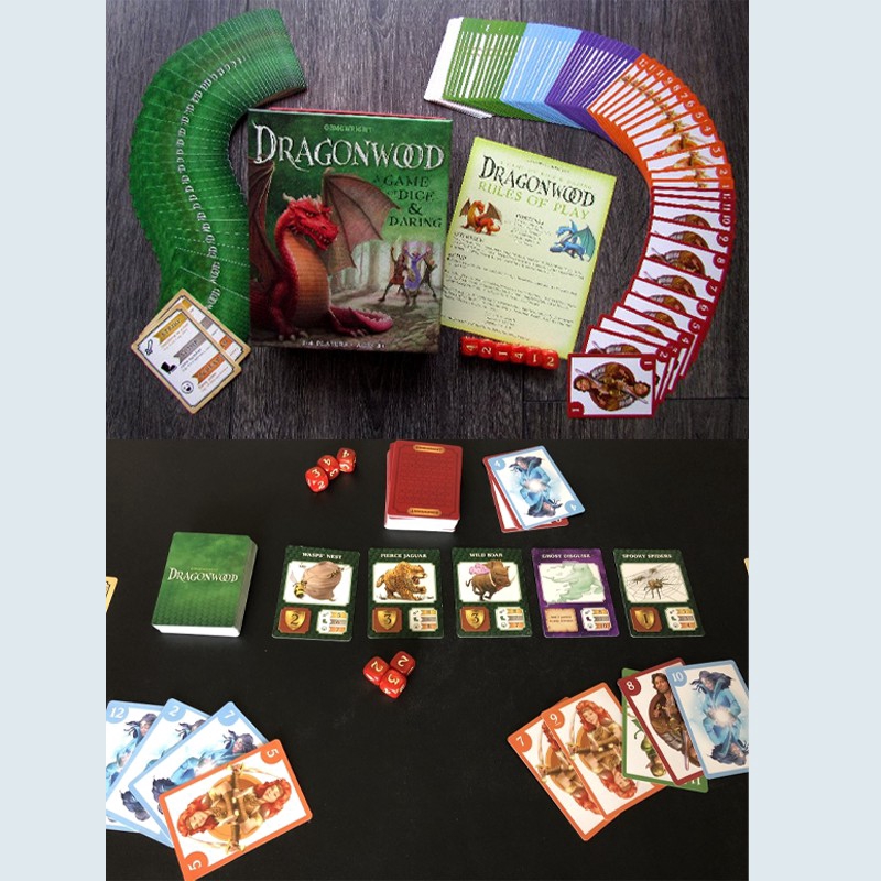 Dragonwood A Game Bộ trò chơi Dragonwood dùng xúc xắc và thẻ bài