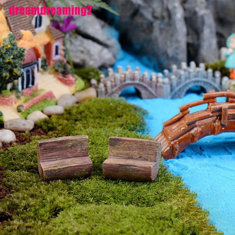 Ghế Dài Mini Trang Trí Nhà Búp Bê Xinh Xắn