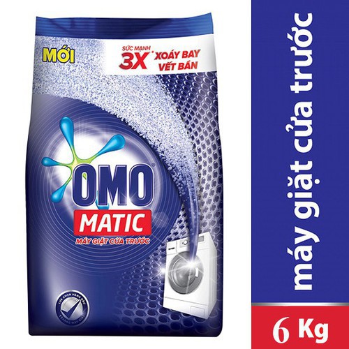 Bột giặt OMO Matic Cửa trước 6kg Túi