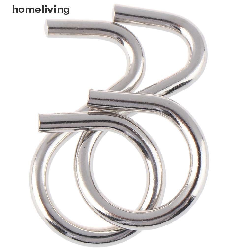 Set 8 Đồ Chơi Gỡ Rối Bằng Kim Loại Giúp Phát Triển IQ