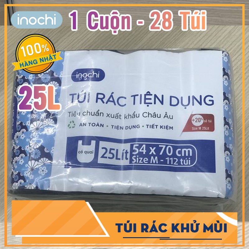 Túi rác tiện dụng Soji Inochi 10/25/50L - Túi rác văn phòng, Dẻo dai, co giản tốt và khó rách,Chất lượng Châu Âu