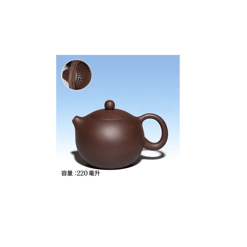 Ấm Tử Sa Nghi Hưng Tây Thi Điểu Ngữ 220 ml Lọc Tổ Ong (Tử Nê)