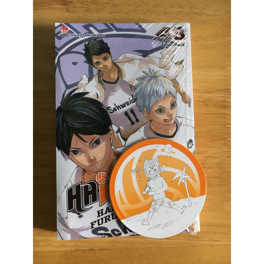 Haikyu - Chàng khổng lồ tí hon tập 42, 43, 44 tặng kèm lót ly