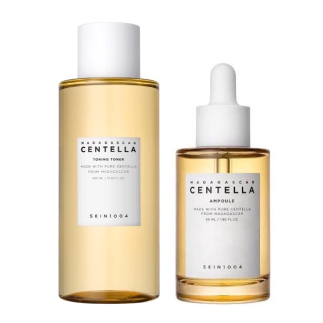 [Chính Hãng] Combo Toner + Tinh Chất Rau Má Madagascar Centella Ampoule