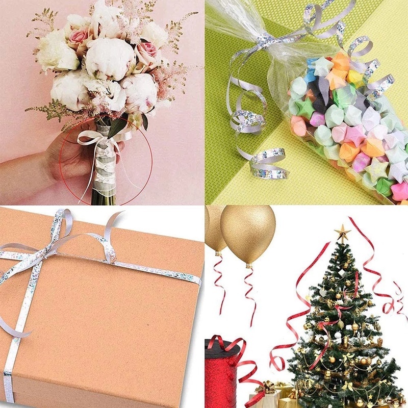 Set 6 Cuộn Dây Lá Nhôm 5mm * 10m Trang Trí Bong Bóng