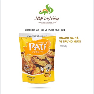 Combo 4 Bịch Mix 2 Vị Snack Da Cá Pati 50g